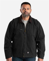 Berne Apparel Men's Highland Washed Gasoline Jacket-1