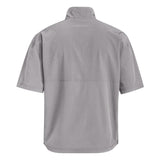 adidas Men's Quarter Zip Woven Short Sleeve Jacket (Tall)-2