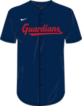 Nike Cleveland Guardians Adult Institutional Full Button Jersey