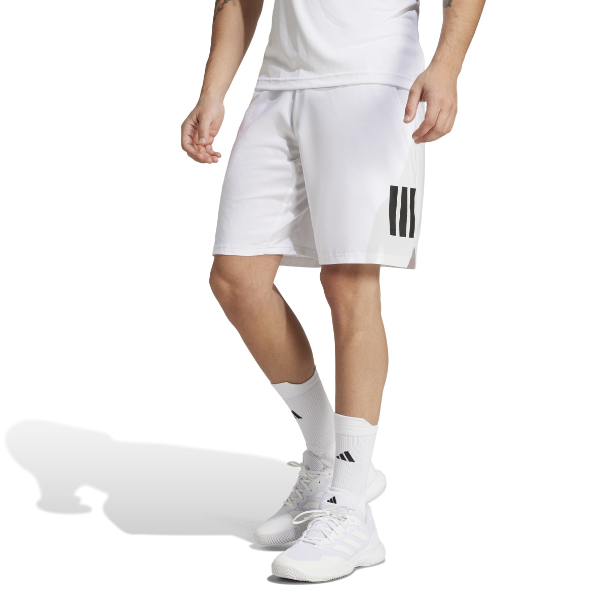 adidas Men's Club 3 Stripe Short-4
