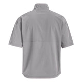 adidas Men's Quarter Zip Woven Short Sleeve Jacket (Tall)-2