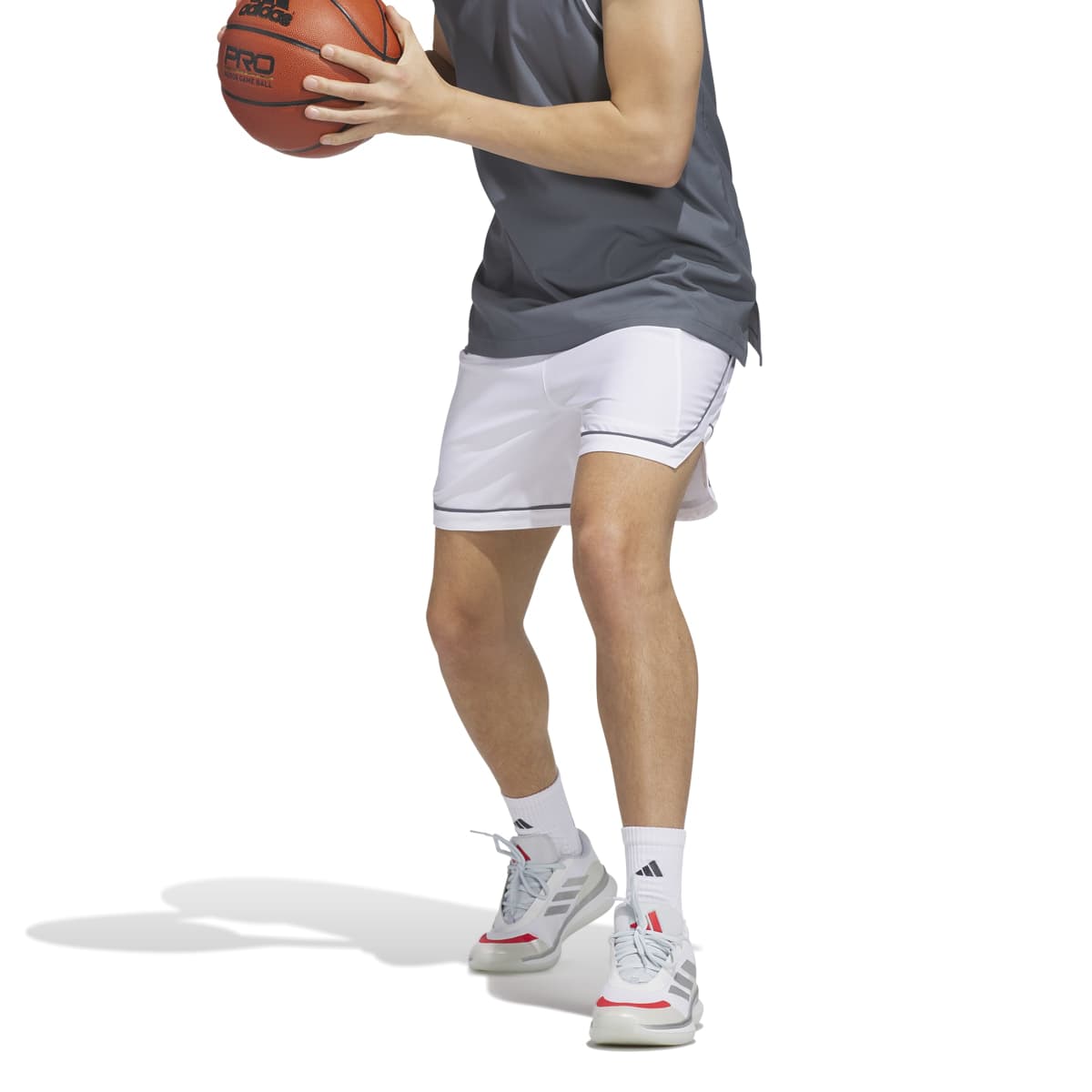 adidas Men's Game Elite Basketball Shorts-4