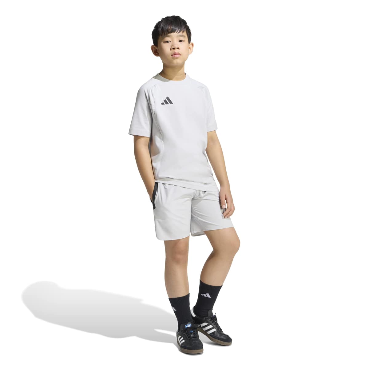 adidas Youth Tiro Travel Woven Shorts-4