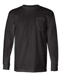 Bayside Men's USA-Made Long Sleeve Pocket T-Shirt-1