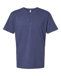 American Apparel Men's CVC Henley Tee-1