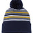 Sportsman 12" Striped Pom-Pom Cuffed Beanie-1