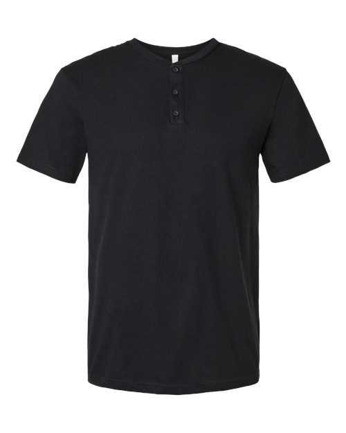 American Apparel Men's CVC Henley Tee-1