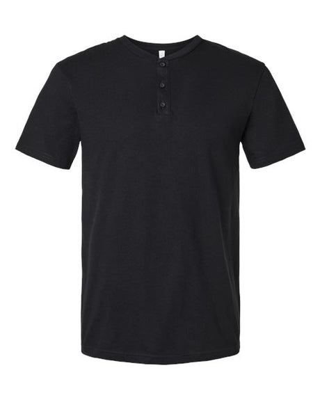 American Apparel Men's CVC Henley Tee-1