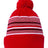Sportsman 12" Striped Pom-Pom Cuffed Beanie-1