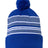 Sportsman 12" Striped Pom-Pom Cuffed Beanie-1