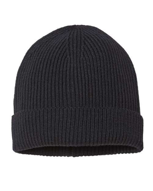 Atlantis Headwear Sustainable Fine Rib Cuffed Beanie-1