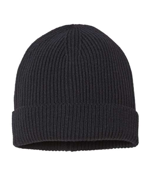 Atlantis Headwear Sustainable Fine Rib Cuffed Beanie-2