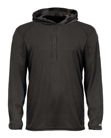 Badger Men's B-Core Hooded Long Sleeve T-Shirt-1