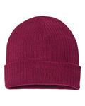 Atlantis Headwear Sustainable Rib Cuffed Beanie