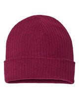 Atlantis Headwear Sustainable Rib Cuffed Beanie