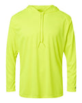 Badger Men's B-Core Hooded Long Sleeve T-Shirt-1