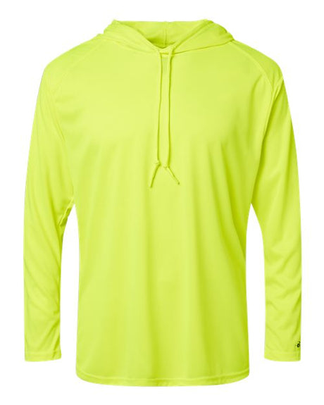 Badger Men's B-Core Hooded Long Sleeve T-Shirt-1