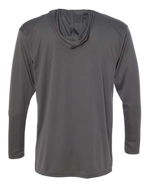 Badger Men's B-Core Hooded Long Sleeve T-Shirt-3