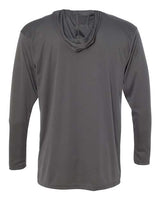 Badger Men's B-Core Hooded Long Sleeve T-Shirt-3