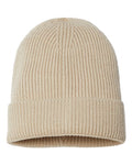 Atlantis Headwear Sustainable Fine Rib Cuffed Beanie-1