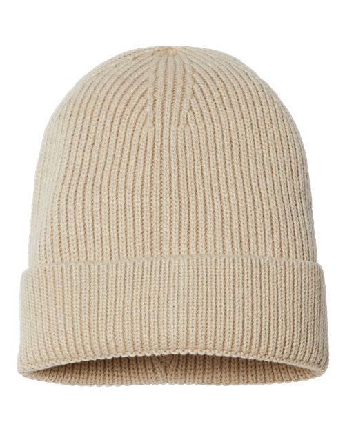 Atlantis Headwear Sustainable Fine Rib Cuffed Beanie-2