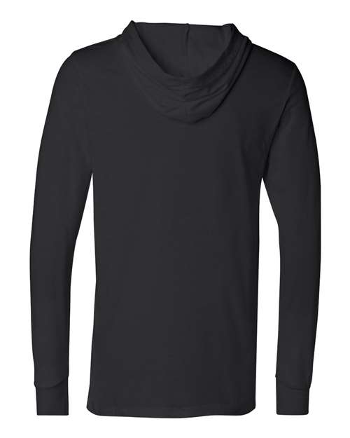 BELLA + CANVAS Men's Jersey Hooded Long Sleeve Tee-3