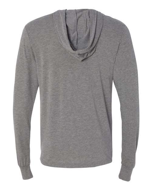 BELLA + CANVAS Men's Jersey Hooded Long Sleeve Tee-3