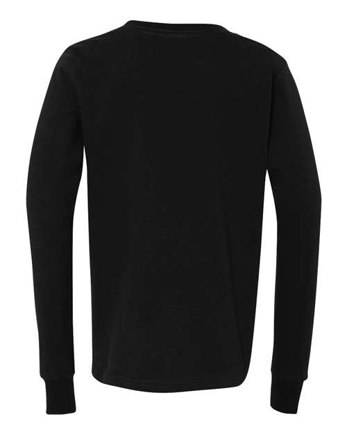 BELLA + CANVAS Youth Jersey Long Sleeve Tee-3