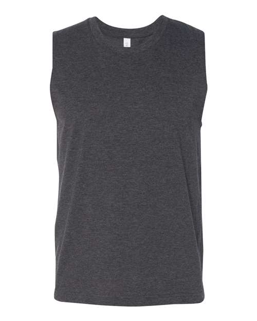BELLA + CANVAS Jersey Muscle Tank-1
