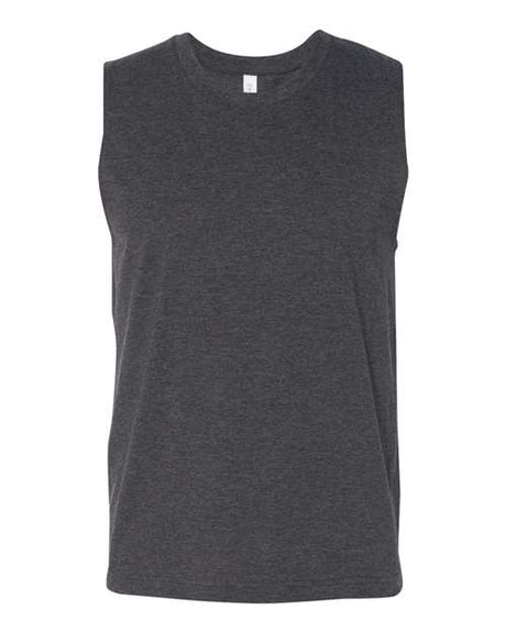 BELLA + CANVAS Jersey Muscle Tank-1