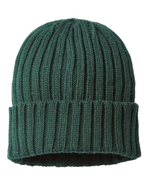 Atlantis Headwear Sustainable Cable Knit Cuffed Beanie-1