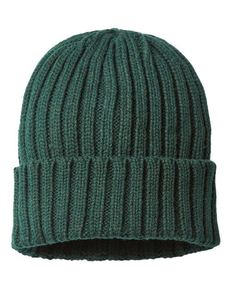 Atlantis Headwear Sustainable Cable Knit Cuffed Beanie-1