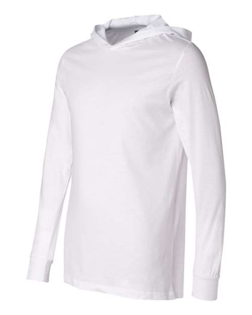 BELLA + CANVAS Men's Jersey Hooded Long Sleeve Tee-2