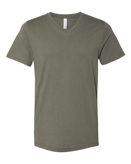 Bella + Canvas Men's    Jersey Short Sleeve V-Neck Tee-1