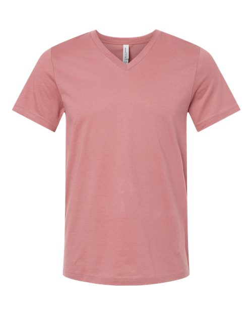 Bella + Canvas Men's    Jersey Short Sleeve V-Neck Tee-1