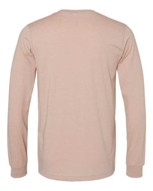 Bella + Canvas Men's   Heather CVC Long Sleeve Tee-2