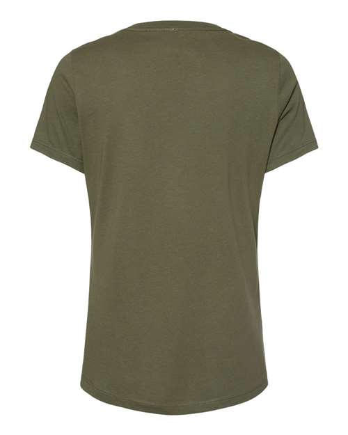 BELLA + CANVAS Women's Relaxed Jersey V-Neck Tee BC6405-2