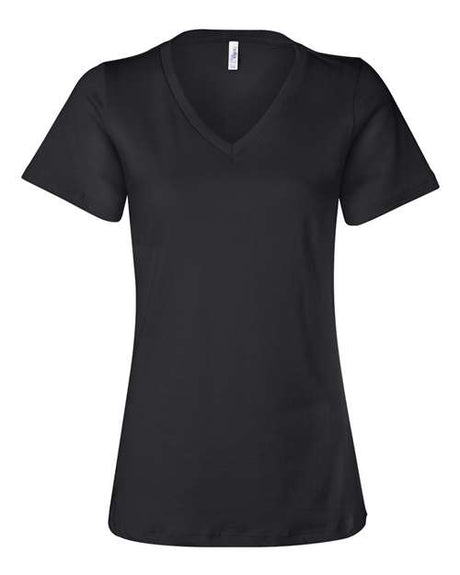 BELLA + CANVAS Women's Relaxed Jersey V-Neck Tee BC6405-1