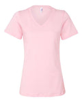 BELLA + CANVAS Women's Relaxed Jersey V-Neck Tee BC6405-1