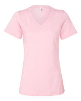 BELLA + CANVAS Women's Relaxed Jersey V-Neck Tee BC6405-1