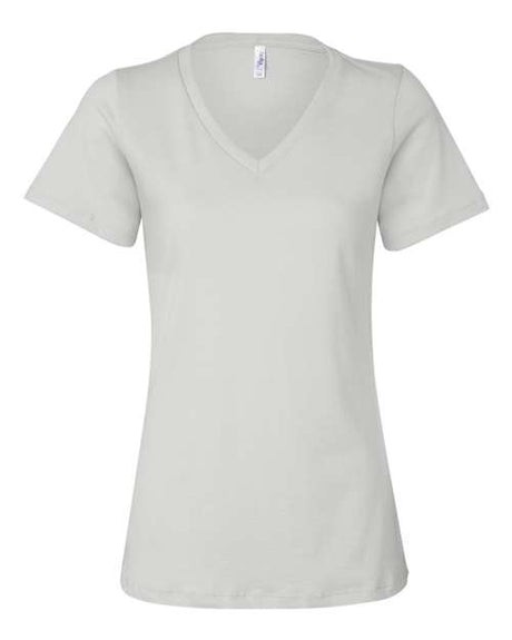 BELLA + CANVAS Women's Relaxed Jersey V-Neck Tee BC6405-1