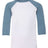 BELLA + CANVAS Youth Three-Quarter Sleeve Baseball Tee-1