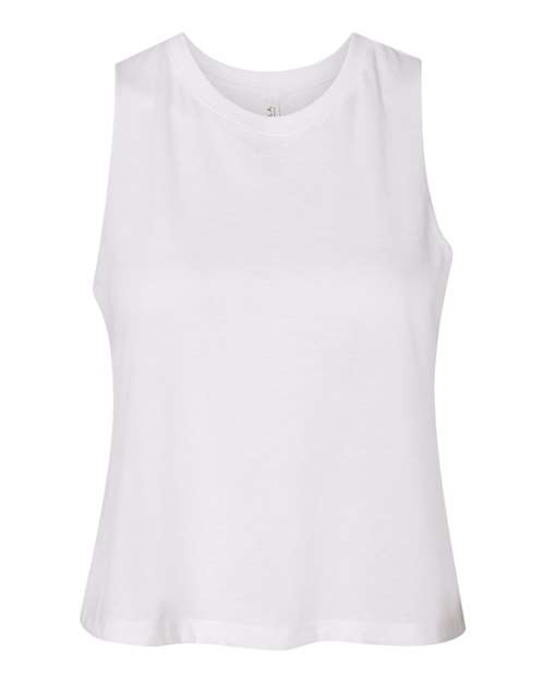 BELLA + CANVAS Women's Racerback Crop Tank-1