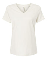 BELLA + CANVAS Women's Relaxed Jersey V-Neck Tee BC6405-1
