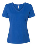 BELLA + CANVAS Women's Relaxed Jersey V-Neck Tee BC6405-1