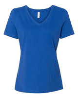 BELLA + CANVAS Women's Relaxed Jersey V-Neck Tee BC6405-1