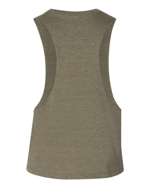 BELLA + CANVAS Women's Racerback Crop Tank-2