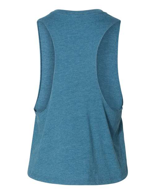 BELLA + CANVAS Women's Racerback Crop Tank-2