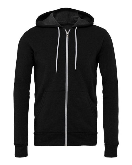 BELLA + CANVAS Men's Sponge Fleece Full-Zip Hoodie Sweatshirt-1
