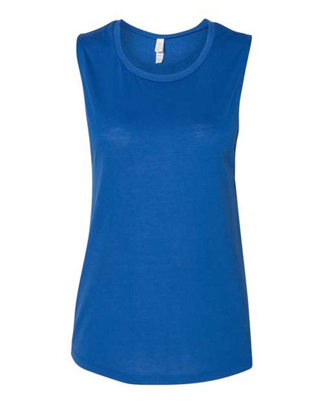 BELLA + CANVAS Women's Flowy Scoop Muscle Tank-1